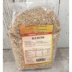 Blé entier, sec - Sachet 1kg